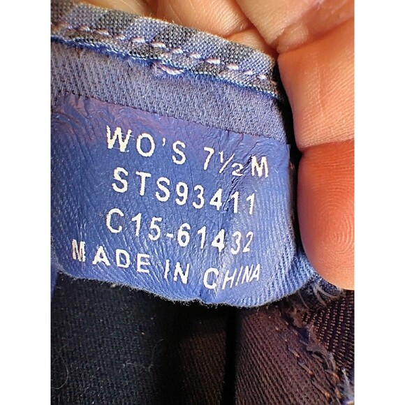 Sperry Women's Top Sider Shoes Chambray Striped Blue, Size‎ 7.5 - Picture 4 of 6